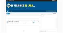 Desktop Screenshot of elperiodicodelara.com